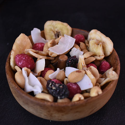 Mix Frutal (Maní, Pasas, Cranberrie, Plátano, Maní Frambuesa Y Coco Laminado)